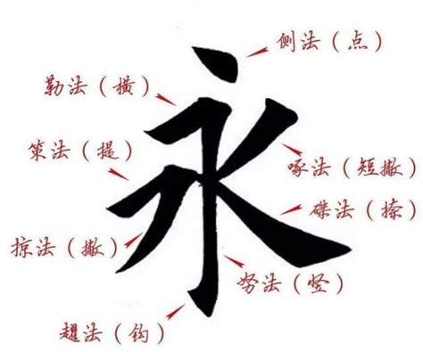 字八法|永字八法（中国书法用笔法则）